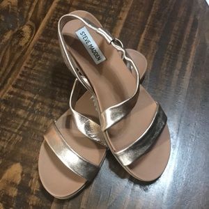 Steve Madden Rose Gold Sandals